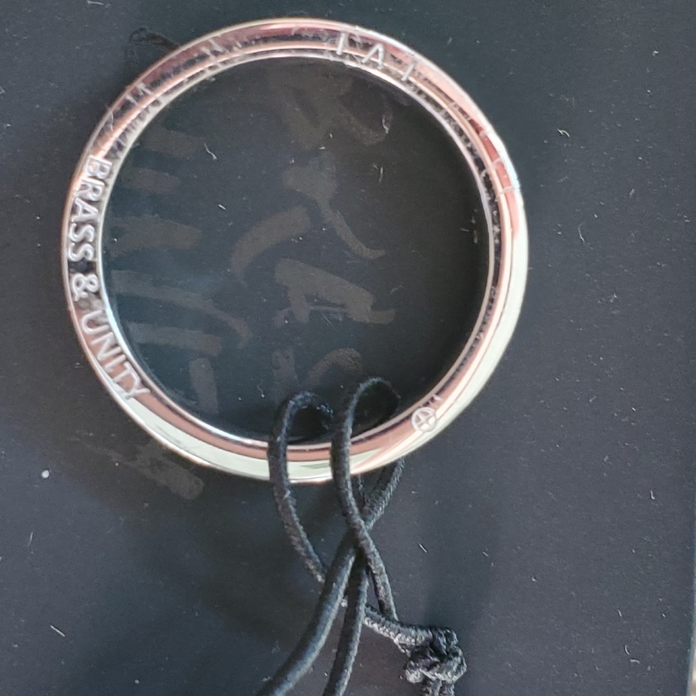Brass and Unity Silver Ring